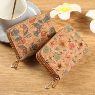 Ví đựng tiền xu ALLGIFT da PU ngắn, dây kéo đôi cổ điển cho nữ - Giá chỉ 90.504 VND