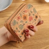 Ví đựng tiền xu ALLGIFT da PU ngắn, dây kéo đôi cổ điển cho nữ - Giá chỉ 90.504 VND 10