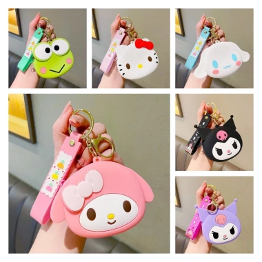 Ví đựng tiền xu Sanrio Melody Kulomi bền bỉ, khóa kéo cho nữ - Giá 30.240 VND Ví đựng tiền xu Sanrio Melody Kulomi bền bỉ, khóa kéo cho nữ - Giá 30.240 VND