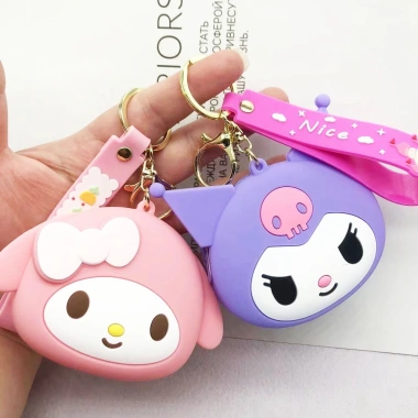 Ví đựng tiền xu Sanrio Melody Kulomi bền bỉ, khóa kéo cho nữ - Giá 30.240 VND 6 Ví đựng tiền xu Sanrio Melody Kulomi bền bỉ, khóa kéo cho nữ - Giá 30.240 VND 6