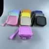 Ví đựng tiền xu silicon dây kéo - Túi đựng tai nghe dung lượng lớn, di động tiện lợi 3