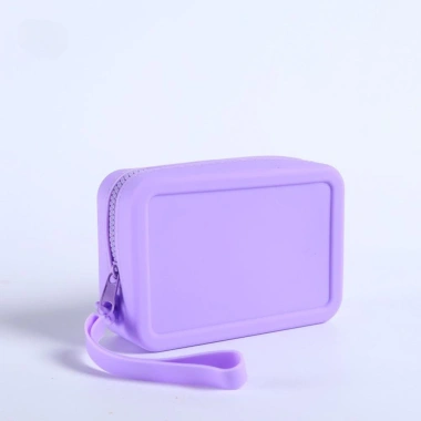Ví đựng tiền xu silicon dây kéo - Túi đựng tai nghe dung lượng lớn, di động tiện lợi 10