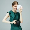 Ví gấp thêu họa tiết dễ thương phong cách Hàn Quốc nữ - Freeship, giá 100.000đ 5