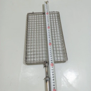 Vỉ Kẹp Thịt Mini Đa Năng cho Máy Nướng và Lò Quay Xích Cam - Lưới Thép Giá 125.000₫