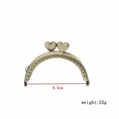Ví khung kim loại OLVIDO Kiss Clasp 8.5-12.5cm - Túi vintage DIY, giá chỉ 56.100₫ 10