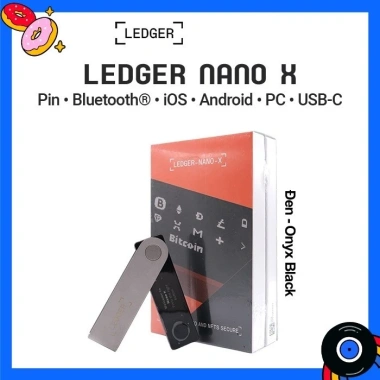 Ví lạnh Ledger Nano X chính hãng Pháp - Bảo mật cao, hỗ trợ Bluetooth, giảm giá tới 21 phần trăm, chỉ 3,6 triệu