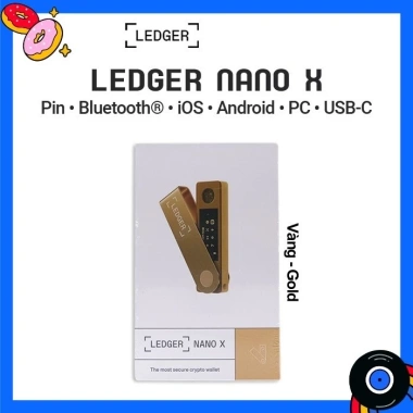 Ví lạnh Ledger Nano X chính hãng Pháp - Bảo mật cao, hỗ trợ Bluetooth, giảm giá tới 21 phần trăm, chỉ 3,6 triệu