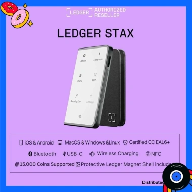 Ví lạnh Ledger Stax - Đại Lý Ủy Quyền, Bảo mật, Thiết kế Sang Trọng, Giá 11.830.000 VND 7