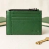 Ví mini da bò thật 100% nam nữ – Ngăn kéo, đựng thẻ tiền, size 9x12cm, giá chỉ 110.000₫