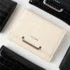 Ví mini da cá sấu SEEME Follie Wallet dáng ngắn, giảm giá 165k (giá gốc 212.850)