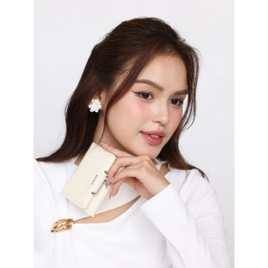 Ví mini da cá sấu SEEME Follie Wallet dáng ngắn, giảm giá 165k (giá gốc 212.850)