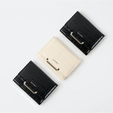 Ví mini da cá sấu SEEME Follie Wallet dáng ngắn, giảm giá 165k (giá gốc 212.850)
