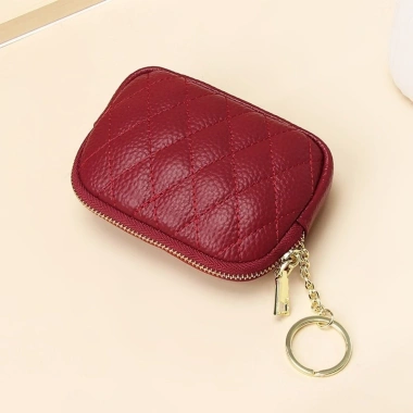 Ví mini da PU AllGIFT: Dây kéo di động, làm chìa khóa ô tô, giảm còn 41.364₫ 3