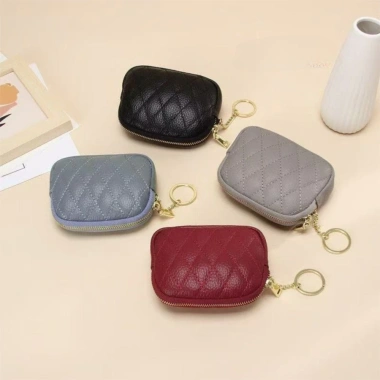 Ví mini da PU AllGIFT: Dây kéo di động, làm chìa khóa ô tô, giảm còn 41.364₫ 6
