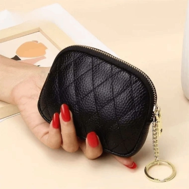 Ví mini da PU AllGIFT: Dây kéo di động, làm chìa khóa ô tô, giảm còn 41.364₫ 10