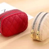 Ví mini da PU dây kéo đôi cho nữ - Tiền xu Mini, giao hàng, chỉ 53.600₫ 2
