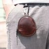 Ví Mini Da Thật MUQV Retro Dây Kéo, Túi Tiền Xu & Tai Nghe Bò, Thiết Kế Bule - 133k 4