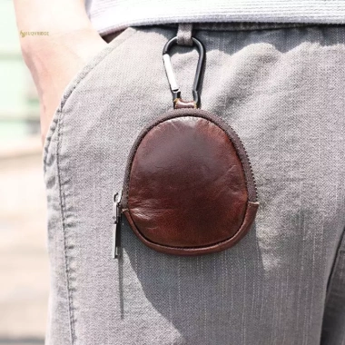 Ví Mini Da Thật MUQV Retro Dây Kéo, Túi Tiền Xu & Tai Nghe Bò, Thiết Kế Bule - 133k 4 Ví Mini Da Thật MUQV Retro Dây Kéo, Túi Tiền Xu & Tai Nghe Bò, Thiết Kế Bule - 133k 4