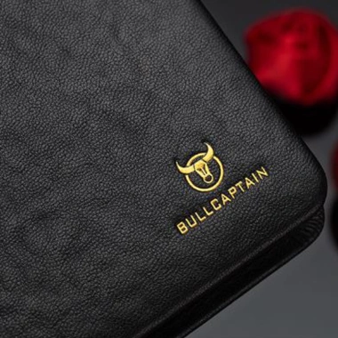 Ví nam cao cấp Bullcaptain da bò nguyên tấm V19 full hộp Sang trọng, giảm 22% 7