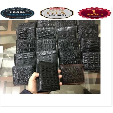 Ví nam da cá sấu 100% thời trang nam sang trọng bền bỉ giảm giá 20% chỉ 2,4 triệu