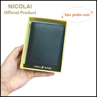Ví nam da thật cao cấp NICOLAI full hộp - Giá ưu đãi 270.000đ (giá gốc 348.300đ)
