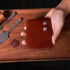 Ví nam mini da bò nhập khẩu Handmade, chất lượng, giá 350.000đ - Mino Crafts 7