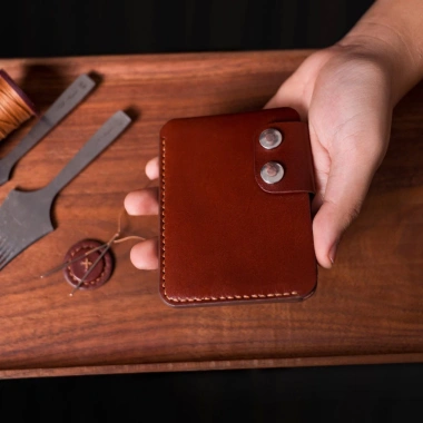 Ví nam mini da bò nhập khẩu Handmade, chất lượng, giá 350.000đ - Mino Crafts