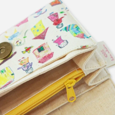 Ví ngắn cầm tay Tòhe đa ngăn đựng thẻ, tiền, chìa khoá - Quà tặng, giảm còn 256k 5