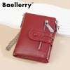 Ví Ngắn Nữ Baellerry Mới Xuyên Biên Giới - Nhiều Khe Cắm Thẻ, Dây Kéo Đôi, 3 Ngăn & Ví Tiền Xu - Giá Ưu Đãi 181.656₫ 5