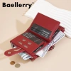 Ví Ngắn Nữ Baellerry Mới Xuyên Biên Giới - Nhiều Khe Cắm Thẻ, Dây Kéo Đôi, 3 Ngăn & Ví Tiền Xu - Giá Ưu Đãi 181.656₫ 6