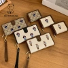 Ví Ngắn Nữ Jacquard Canvas Gấu Đa Màu Tương Phản - Giá Ưu Đãi 223.560₫