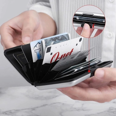 Ví Nhôm LCAION Đựng Thẻ Tín Dụng 1 RFID Chống Trộm Nam Nữ - 49.248 VND 7