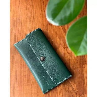 Ví nữ cầm tay da bò thật Handmade - Thiết kế thời trang, giá chỉ 356.800₫ 10