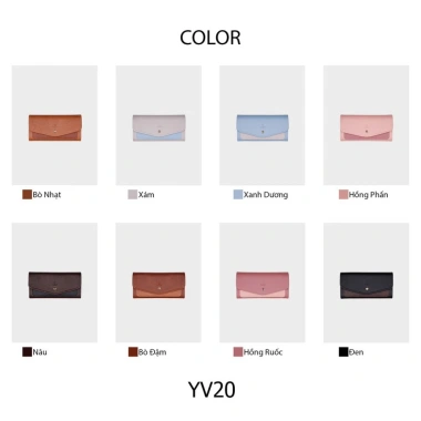 Ví nữ cầm tay thời trang YUUMY YV20 - Nhiều màu, miễn phí ship, giảm giá tới 18% chỉ 840.000₫ 6 Ví nữ cầm tay thời trang YUUMY YV20 - Nhiều màu, miễn phí ship, giảm giá tới 18% chỉ 840.000₫ 6