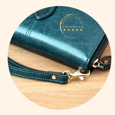 Ví nữ dài cầm tay da bò BANYANU BYN-8.133 - Bóp tiền, hộp quà sang trọng, giá 319.000 4 Ví nữ dài cầm tay da bò BANYANU BYN-8.133 - Bóp tiền, hộp quà sang trọng, giá 319.000 4