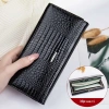 Ví nữ dài cầm tay da bò thật EDSEL cao cấp, nhiều ngăn đựng tiền, thẻ ATM, điện thoại - 550.000₫ 10