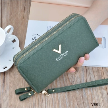 Ví nữ dài cầm tay nhiều ngăn 2 khóa kéo cao cấp phong cách Hàn Quốc dễ thương học sinh HANOCO giá 69.000 8