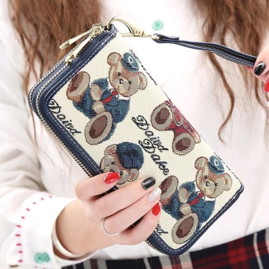 Ví Nữ Dài Cầm Tay Nhiều Ngăn Đựng Thẻ & Điện Thoại BEAR Kim3 Giá Chỉ 299.000đ - Hàng Quảng Châu 10