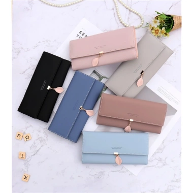 Ví nữ dài cầm tay nhiều ngăn pastel sang trọng Hàn Quốc - Giá chỉ 188.999₫ 3