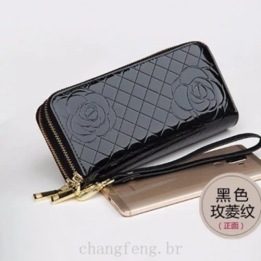 Ví Nữ Dài Dung Lượng Lớn Zip Da Thật Túi Đồng Xu Da Bò Phong Cách Châu Âu Mỹ 2.019 2