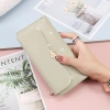 Ví nữ dài Hàn Quốc mới, họa tiết hoa dễ thương, có ngăn thẻ - Giá 279.823₫ 2