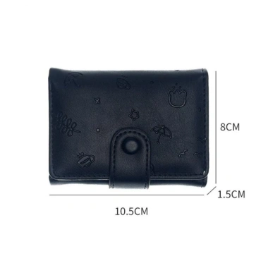 Ví nữ DWELLCO da PU ngắn gọn, tiền xu gấp 3 lần, nhiều ngăn thẻ di động 44.700đ 2 Ví nữ DWELLCO da PU ngắn gọn, tiền xu gấp 3 lần, nhiều ngăn thẻ di động 44.700đ 2