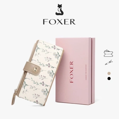 Ví Nữ FOXER Dài In Hình Thời Trang Dễ Thương, Tinh Tế - Đựng Thẻ Tín Dụng và Tiền, Giá Ưu Đãi 429.999₫