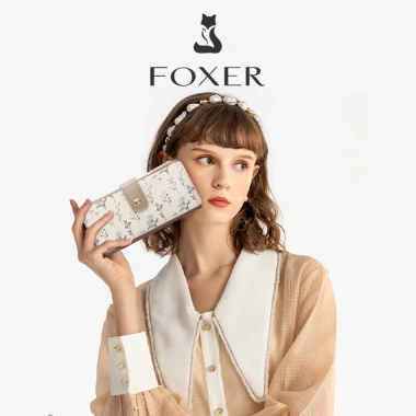 Ví Nữ FOXER Dài In Hình Thời Trang Dễ Thương, Tinh Tế - Đựng Thẻ Tín Dụng và Tiền, Giá Ưu Đãi 429.999₫