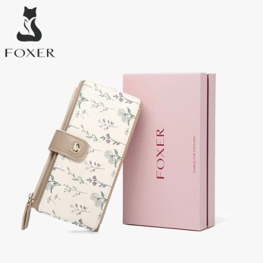 Ví Nữ FOXER Dài In Hình Thời Trang Dễ Thương, Tinh Tế - Đựng Thẻ Tín Dụng và Tiền, Giá Ưu Đãi 429.999₫
