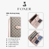 Ví nữ FOXER dài khóa kéo họa tiết in - Đựng thẻ tín dụng, tiền xu, quà tặng bé gái - Giá chỉ 359.998 VND 4