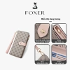 Ví nữ FOXER dài khóa kéo họa tiết in - Đựng thẻ tín dụng, tiền xu, quà tặng bé gái - Giá chỉ 359.998 VND 8