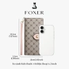 Ví nữ FOXER dài khóa kéo họa tiết in - Đựng thẻ tín dụng, tiền xu, quà tặng bé gái - Giá chỉ 359.998 VND 9