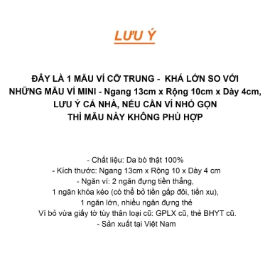 Ví nữ gấp da bò Pink Ohara nhiều ngăn, vừa GPLX, thẻ BHYT - giá 750.000đ (giá gốc 945.000đ) 2