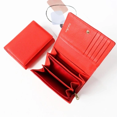Ví nữ gấp da bò Pink Ohara nhiều ngăn, vừa GPLX, thẻ BHYT - giá 750.000đ (giá gốc 945.000đ) 4